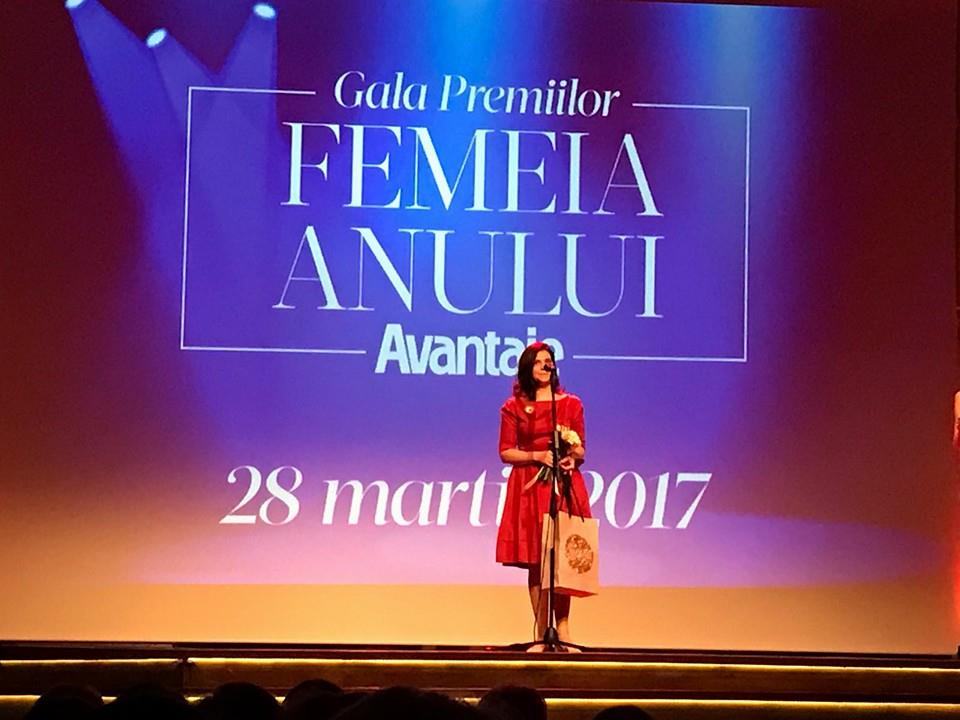 Nadia Tataru la Gala Premiilor Femeia Anului oferite de revista Avantaje