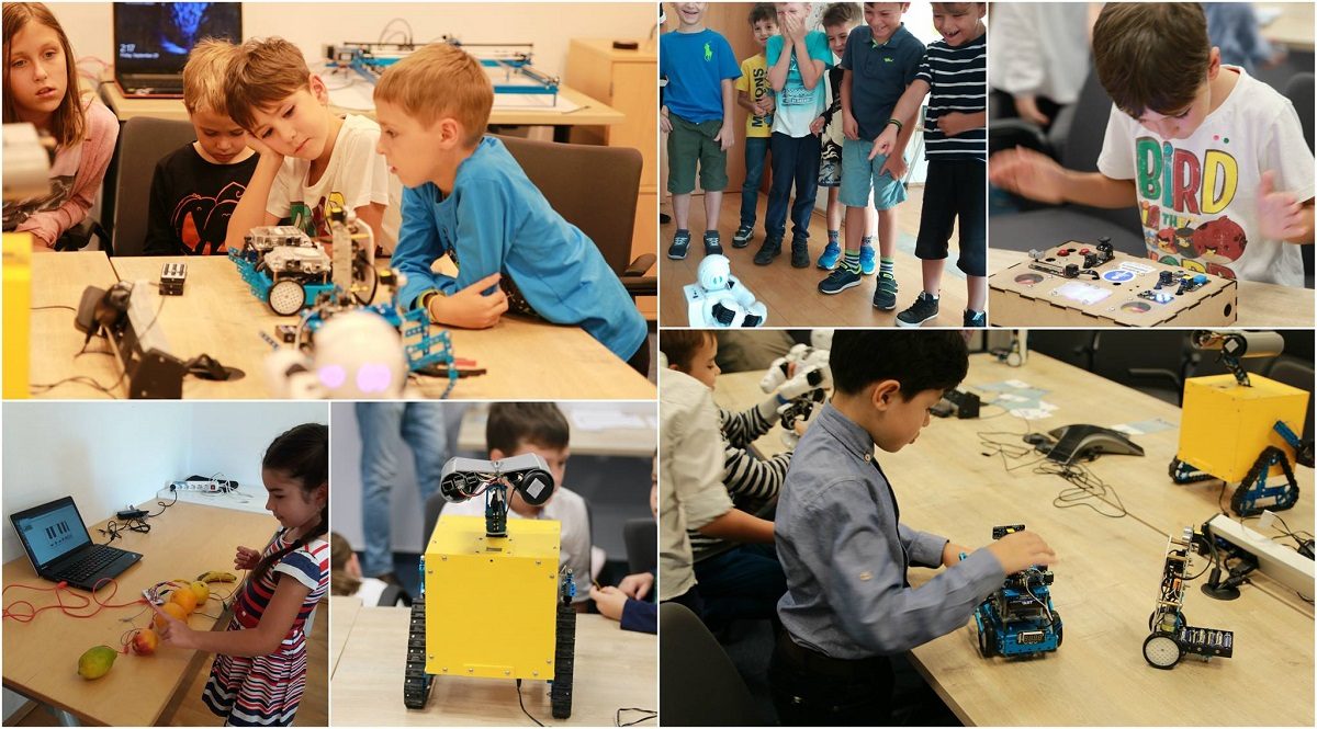 Academia inventeaza.ro scoate robotii la iarba verde pentru a sarbatori Ziua Copilului