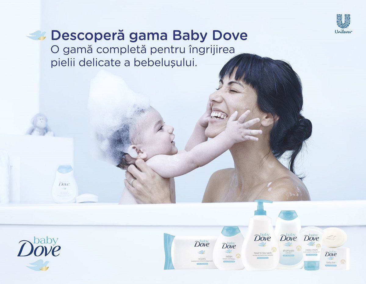 Pe 1 iunie, Baby Dove ofera o experienta unica copilului tau