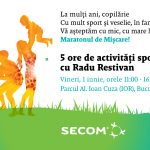 De 1 iunie, hai la Maratonul de Miscare in Familie Secom®!