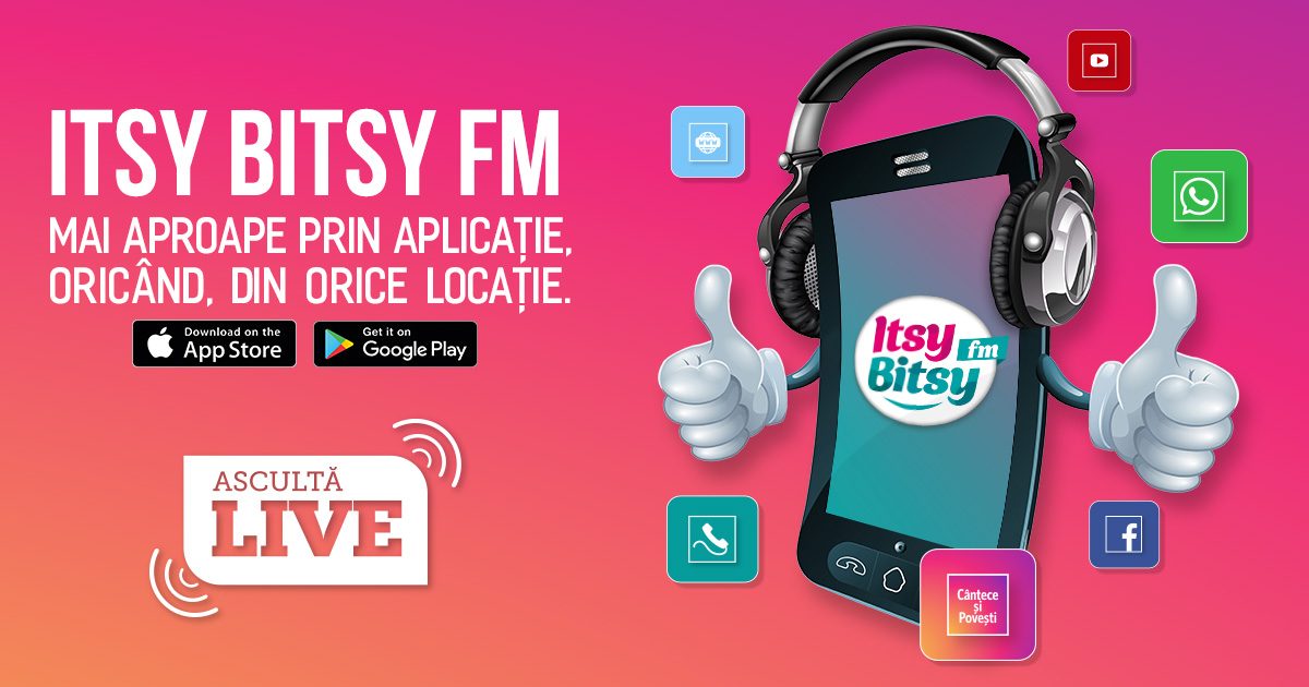 Aplicatia Itsy Bitsy FM: Un nou motiv de bucurie in familie