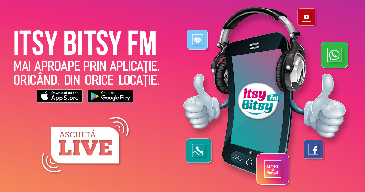 Aplicatia Itsy Bitsy FM Un Nou Motiv De Bucurie In Familie Itsy Bitsy Aplicatia itsy bitsy fm un nou motiv de bucurie in familie itsy bitsy
