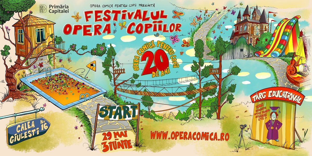 Sase zile de distractii unice pentru intreaga familie la Festivalul Opera Copiilor 2018