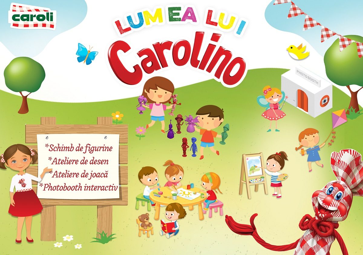 Caroli ii invita pe copii in Lumea lui Carolino, de 1 iunie