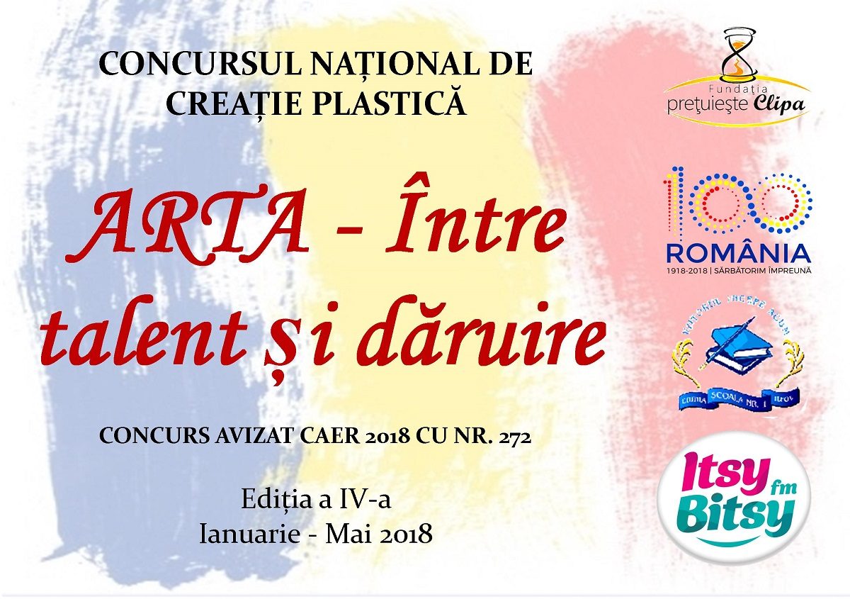 Concurs de Creatie Plastica: „Arta – Intre Talent si Daruire”