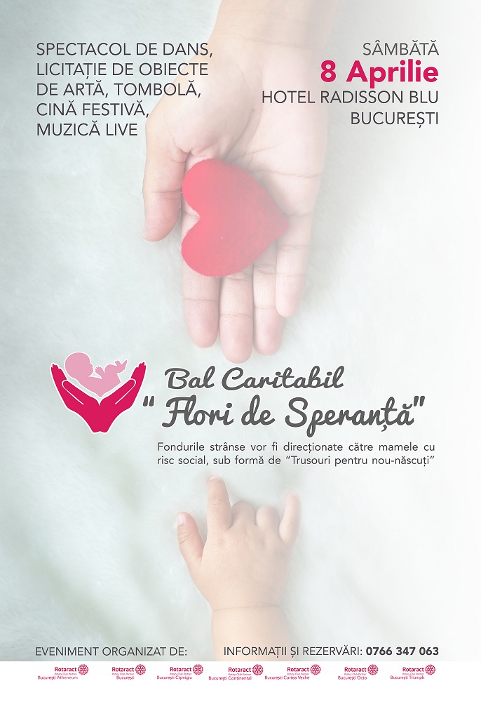 Rotaract lanseaza invitatia la balul caritabil Flori de Speranta