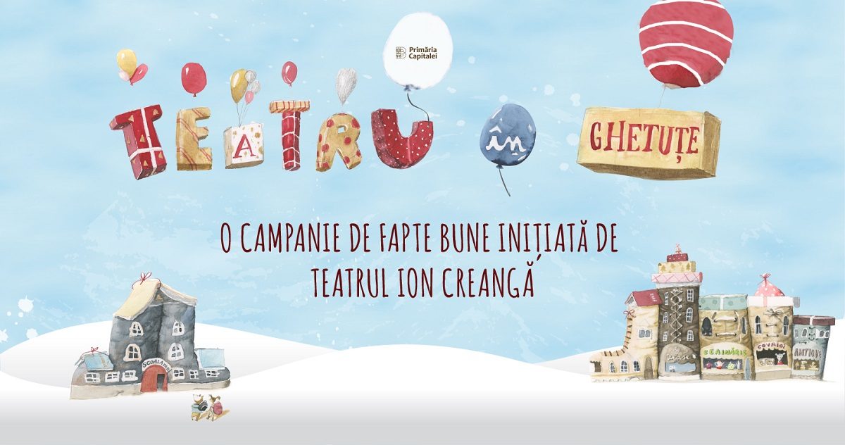 Teatrul Ion Creanga recruteaza spiridusi pentru campania de donatii „Teatru in ghetute”