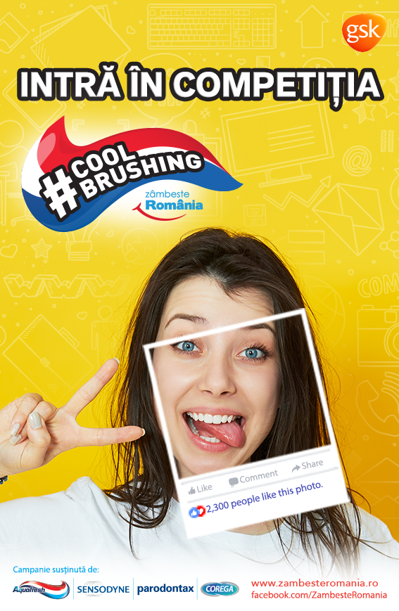 #CoolBrushing: Noua aplicatie pentru copii si adolescenti, din campania Zambeste Romania