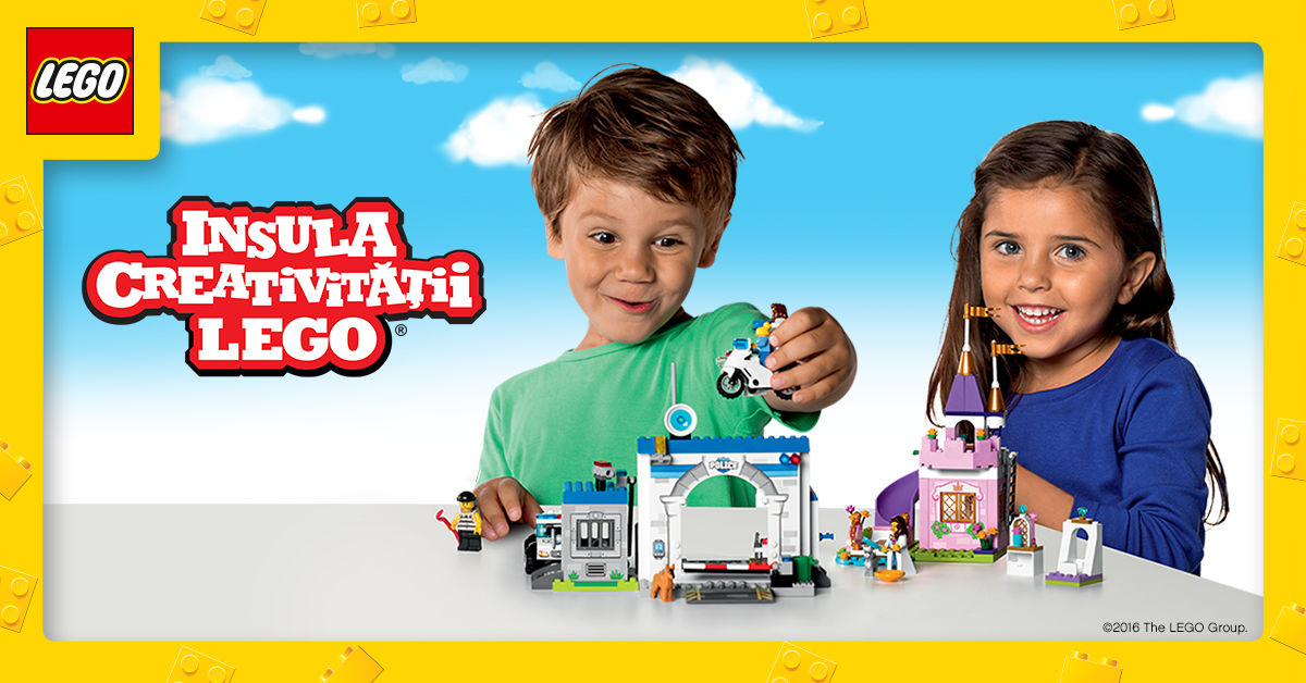 Hai sa construiesti la Insula Creativitatii LEGO®!