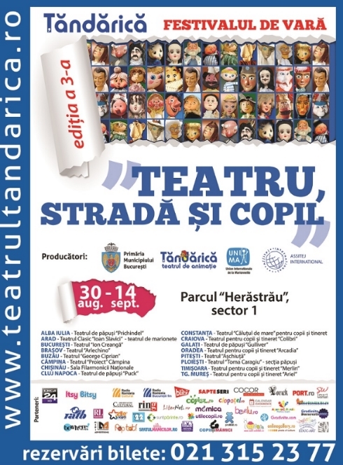 Pregateste-te de Festivalul de Vara „Teatru, Strada si Copil”!