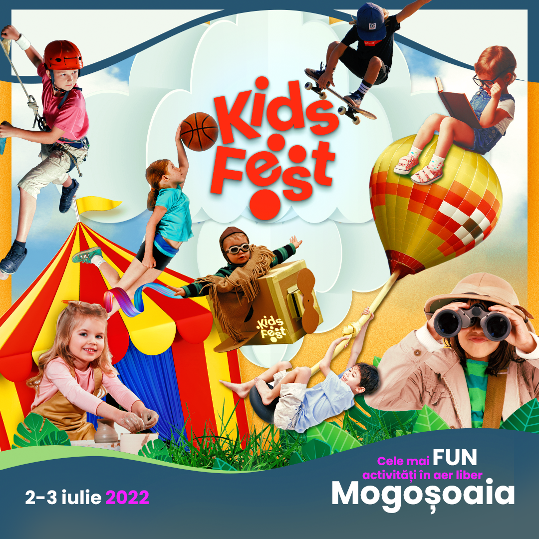 Kids Fest, cel mai COOl festival pentru copii, pe 2 și 3 iulie la Mogoșoaia