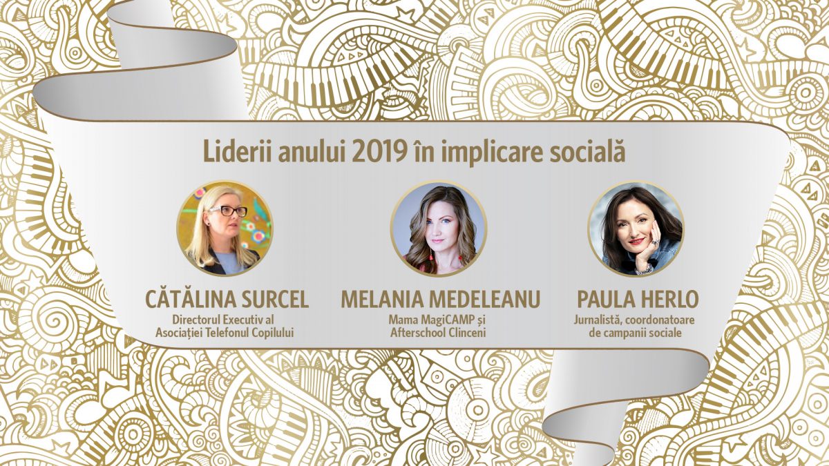 Liderul anului 2019 in implicare sociala