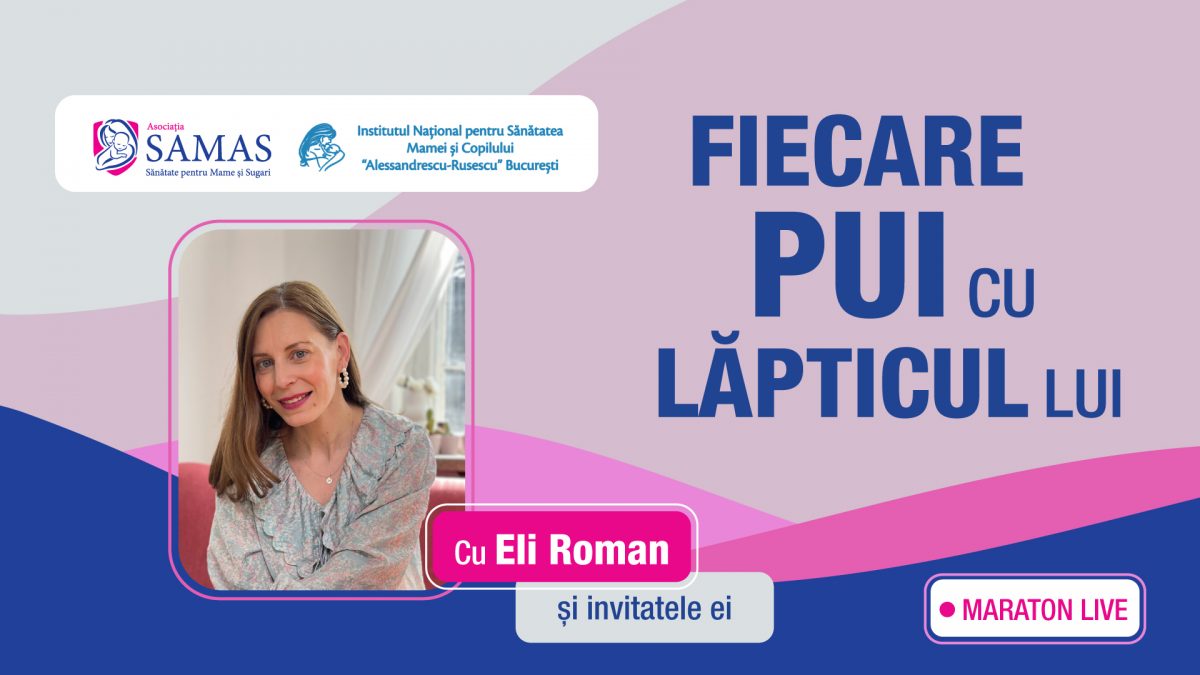 Maraton online despre nutriția sănătoasă a bebelușului în campania „Fiecare pui cu lăpticul lui”