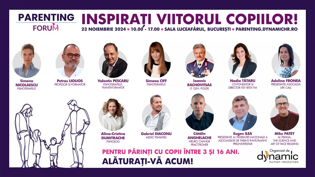 Parenting Forum 2024, despre provocărilor emoționale ale copiilor
