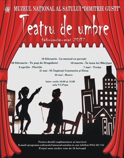 Ateliere de teatru de umbre!