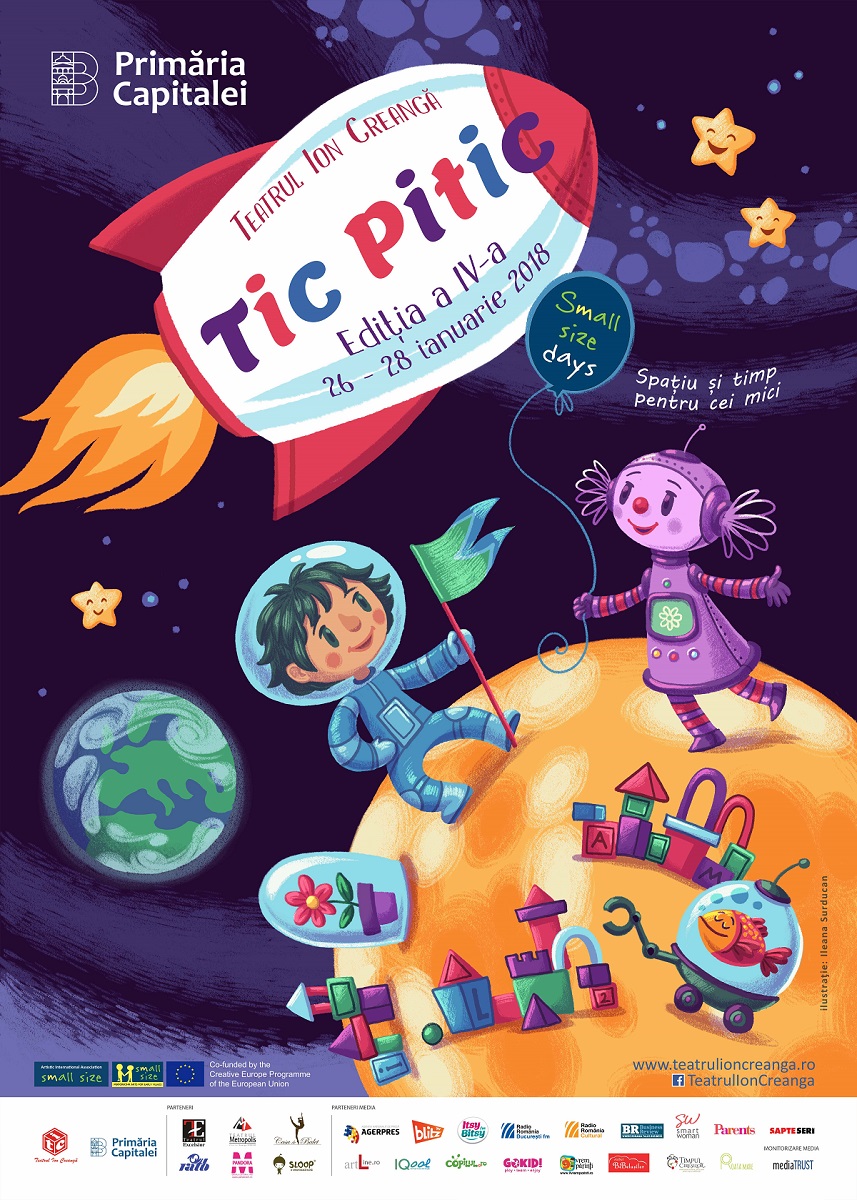 Teatrul Ion Creanga ii invita pe copii la TIC PITIC – Zilele Small size 2018