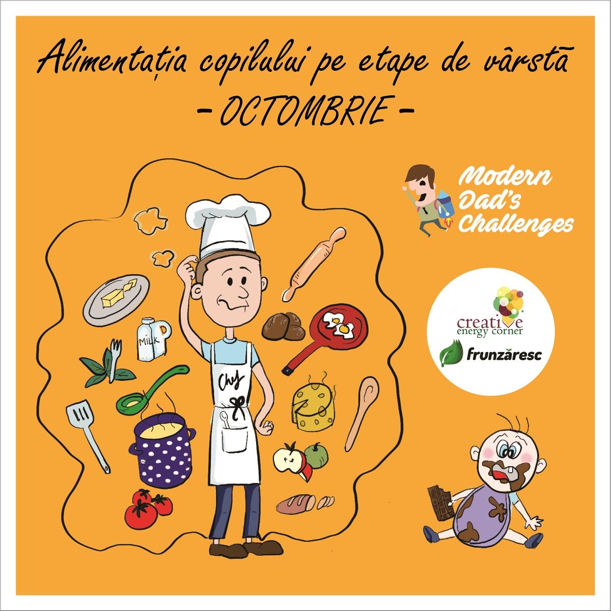 Modern Dad’s Challenges: Alimentatia copilului pe etape de varsta