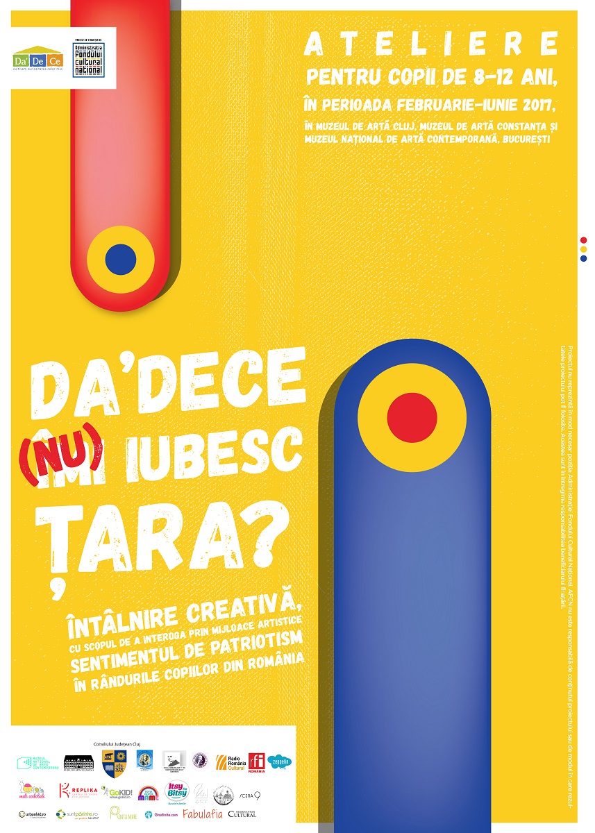 Incep atelierele „Da’De Ce (nu) imi iubesc tara?”