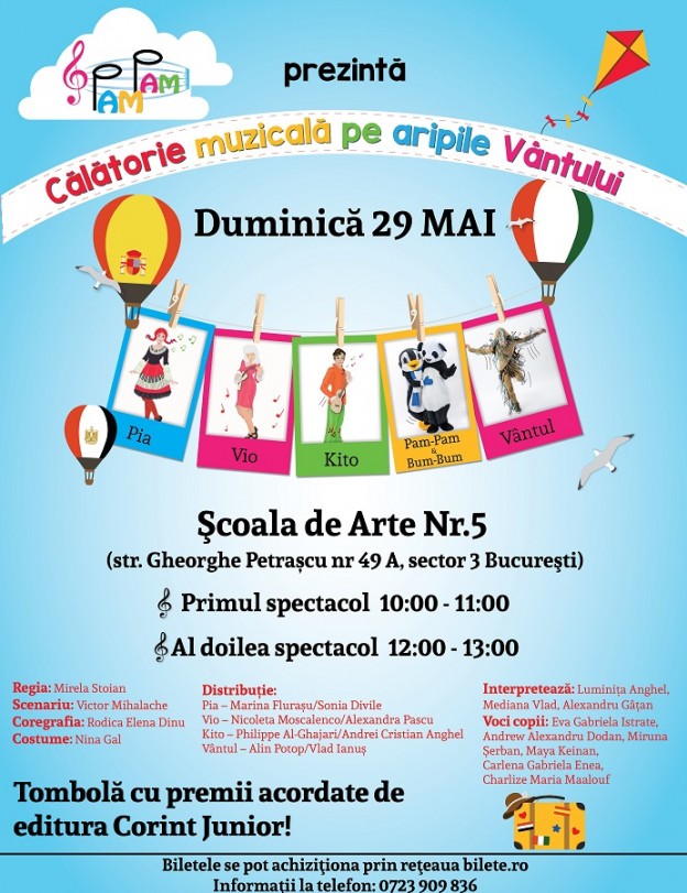 Un spectacol de musical ca pe Broadway pentru toata familia!