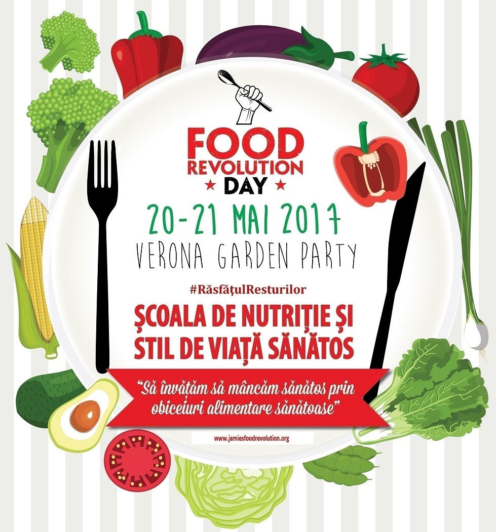 Pe 19 mai, sarbatorim Food Revolution Day!