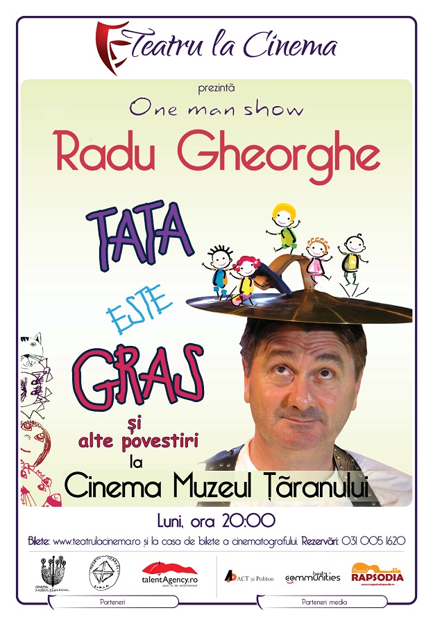 Radu Gheorghe iti da intalnire la Teatru la Cinema