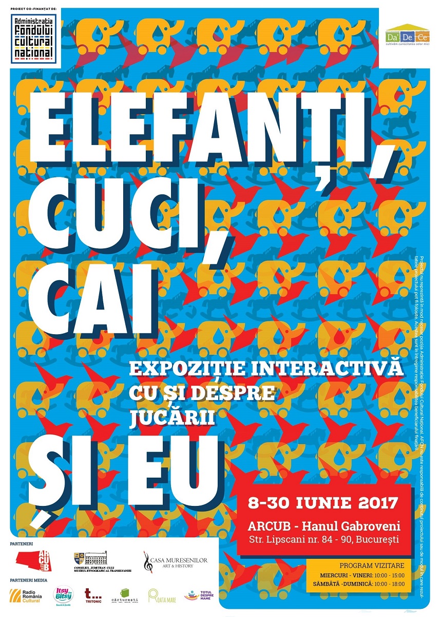 Recomandarea Itsy Bitsy: Expozitia interactiva „Elefanti, cuci, cai si EU”