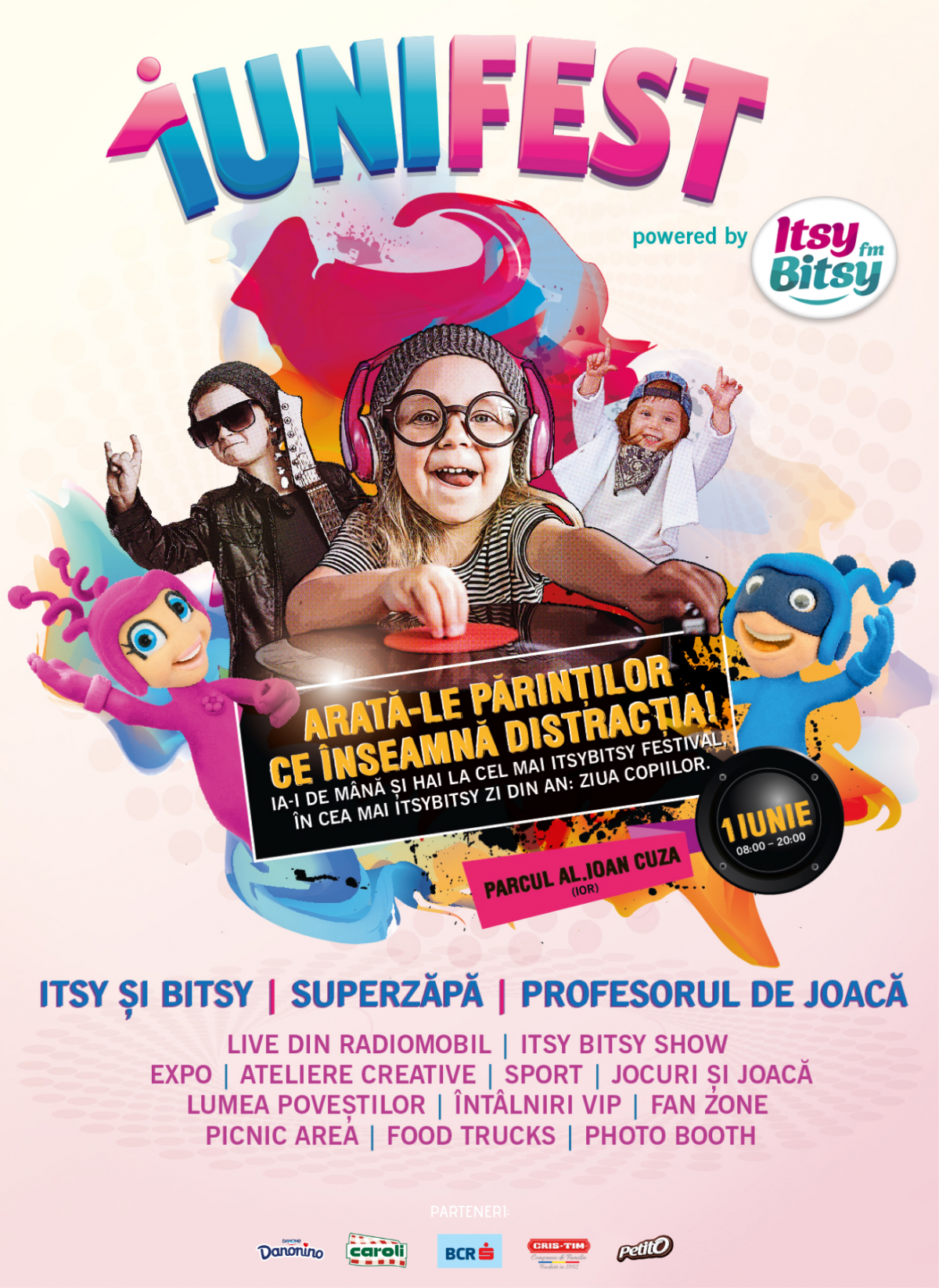 Devino partener 1uniFEST, cel mai mare festival de joaca pentru copii si parinti!