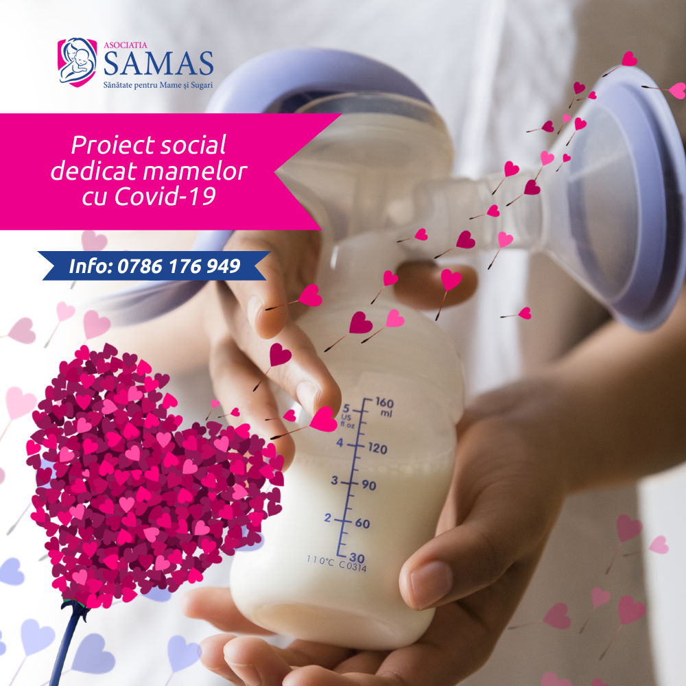 Asociatia SAMAS lanseaza un program special pentru mame cu COVID-19 si bebelusii lor