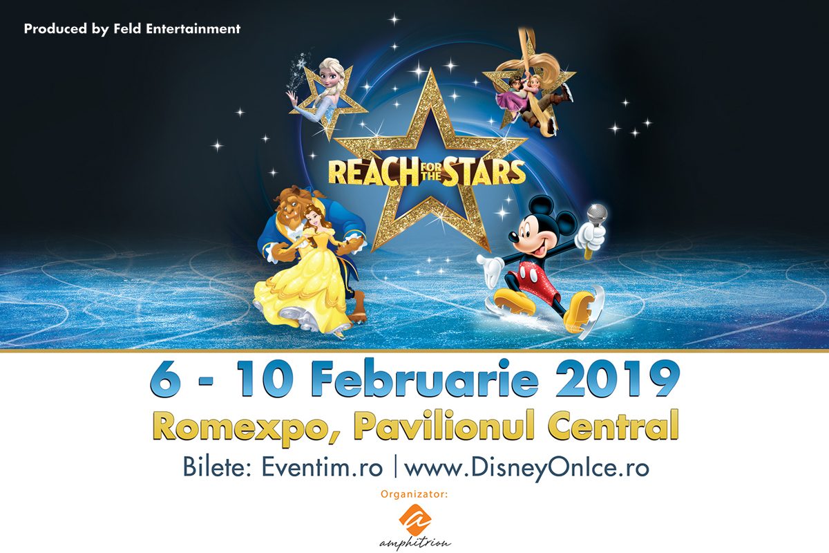 Disney On Ice, in premiera in Romania, cu spectacolul Reach For The Stars