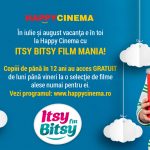 Vara asta, ai Itsy Bitsy Film Mania la HAPPYCINEMA® cu filme gratuite pentru copiii sub 12 ani!