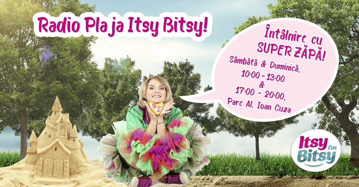 Super Zapa iti racoreste weekendurile la Radio Plaja Itsy Bitsy!