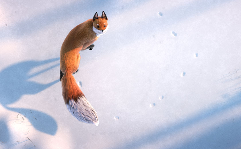 Scurtmetraj de animatie: Scurta poveste a unei vulpi si a unui soarece